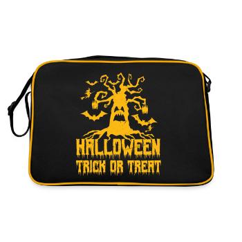 halloween, trick or treat - Sac Retro - noir/or - Dos