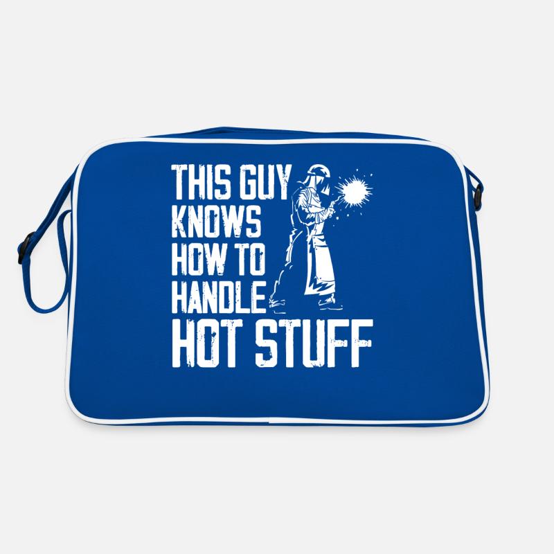 Welder Welding Vintage This Guy Retro Bag