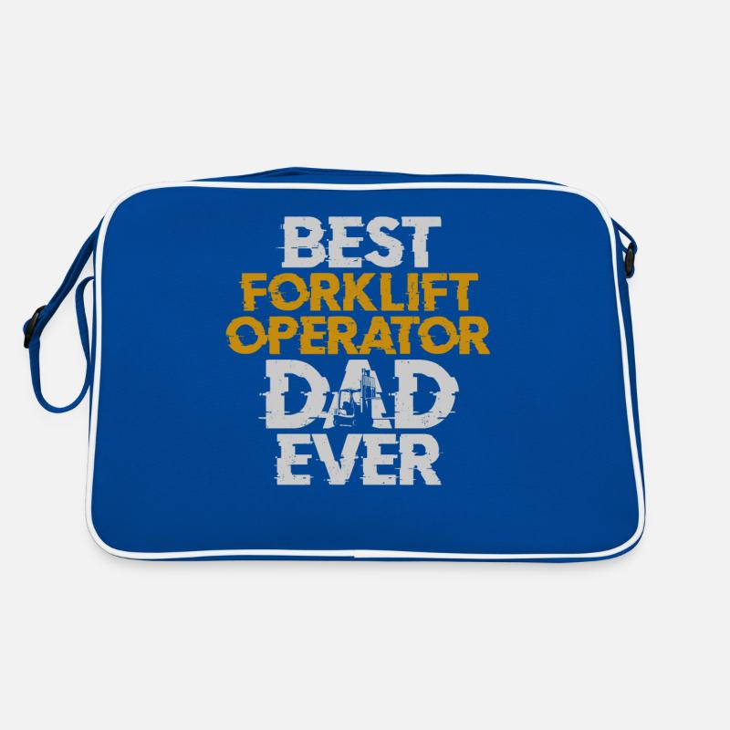 Certified Forklift Truck Operator Retro Tasche