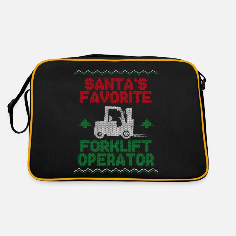 Certified Forklift Truck Operator Retro Tasche
