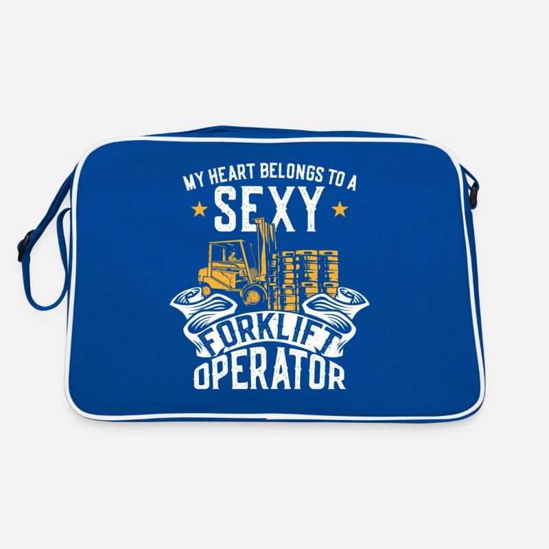 Certified Forklift Truck Operator Retro Tasche