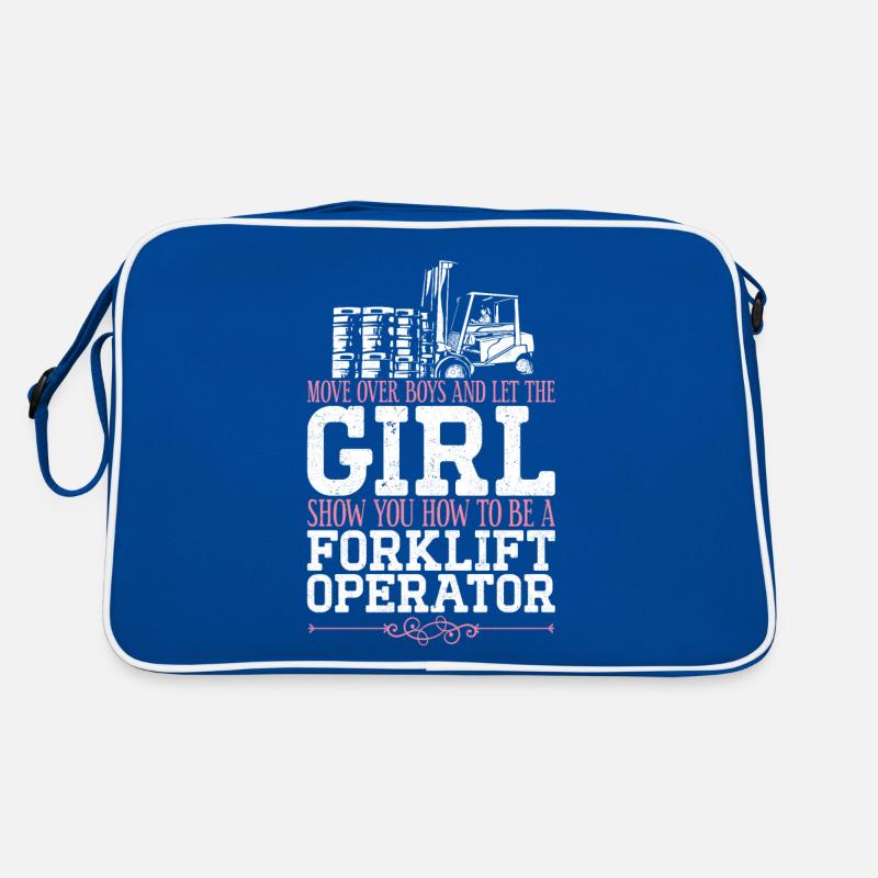 Certified Forklift Truck Operator Retro Tasche