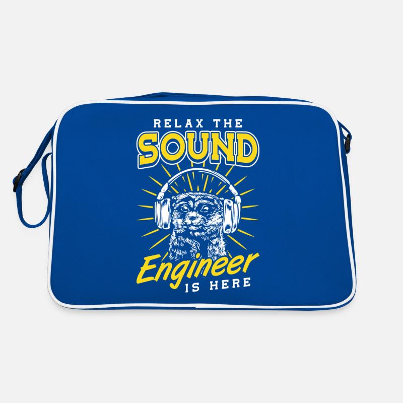 Relax the Sound Engineer is here Tontechniker Retro Bag