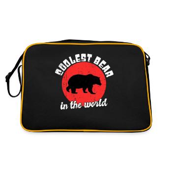 Cool ours dire - Sac Retro - noir/or - Dos