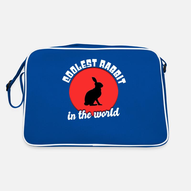 Cooler Hase Spruch Retro Tasche