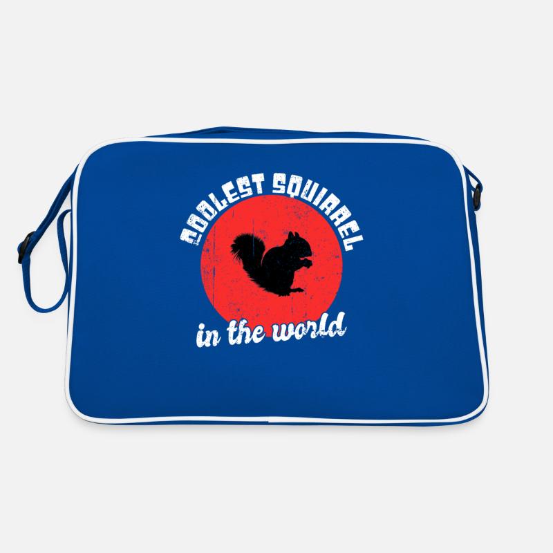 Cooles Eichhörnchen Spruch Retro Tasche
