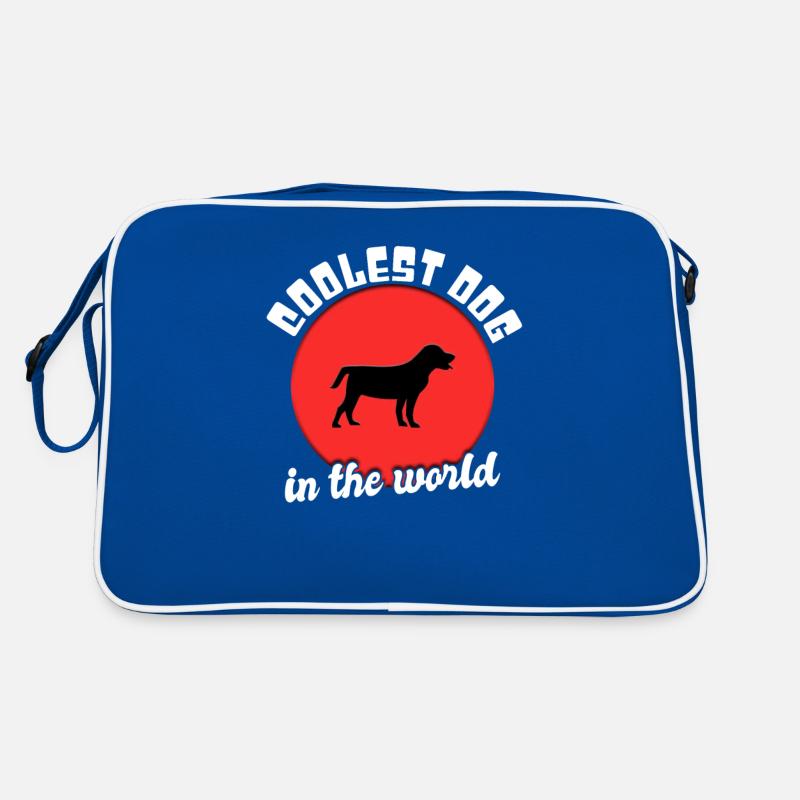 Cooler Hund Spruch Retro Tasche