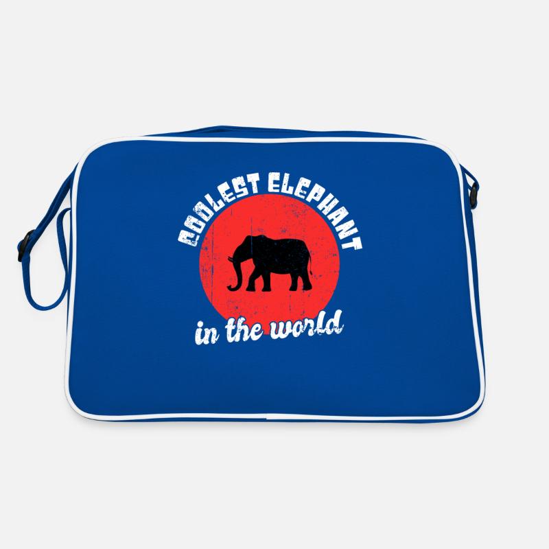 Cool elephant saying Retro Bag