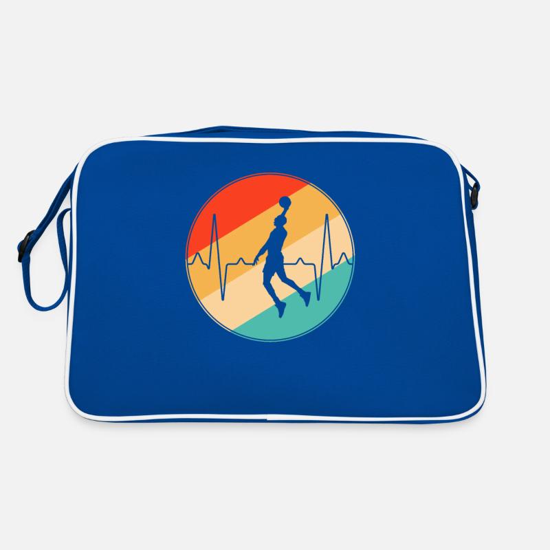 Baseball retro heartbeat Retro Bag