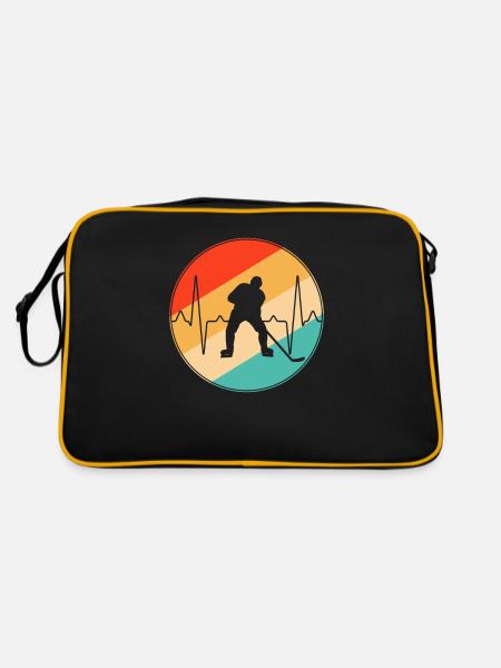 Hockey sur glace Retro Heartbeat - Sac Retro - noir/or - Dos