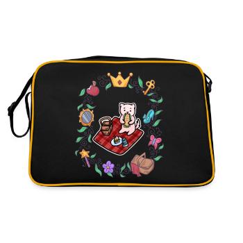 Conte de fées de pique-pour chat - Sac Retro - noir/or - Dos