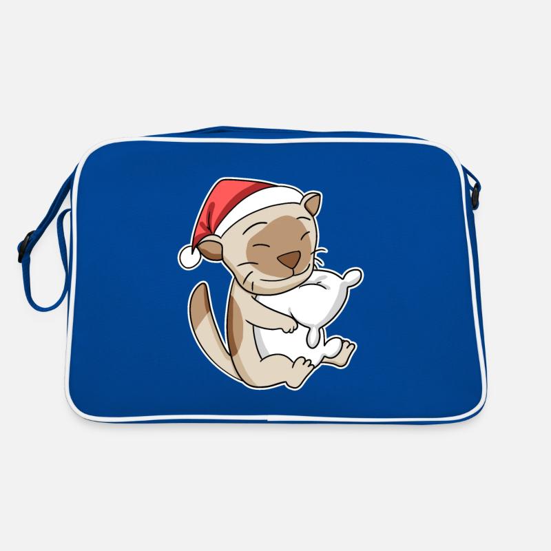Chat birman Noël Sommeil Fatigué Sac Retro