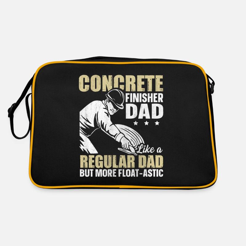 Float-Astic Concrete Finisher Dad Betonbauer Retro Tasche
