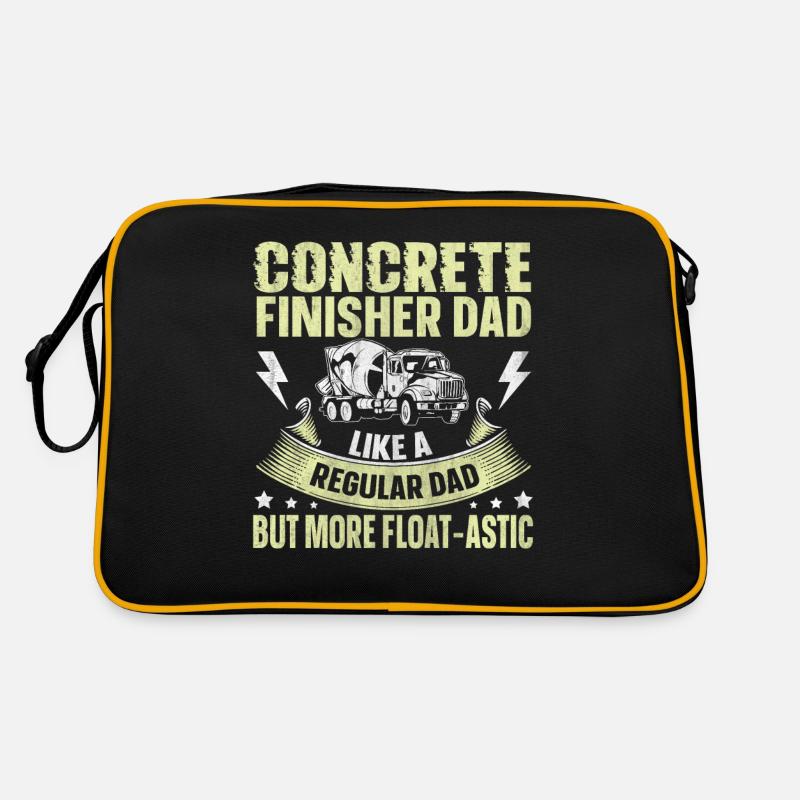 Float-Astic Concrete Finisher Dad Betonbauer Retro Tasche