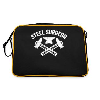 Steel Surgeon Blacksmith Blacksmith - Retro Bag - black/gold - Back