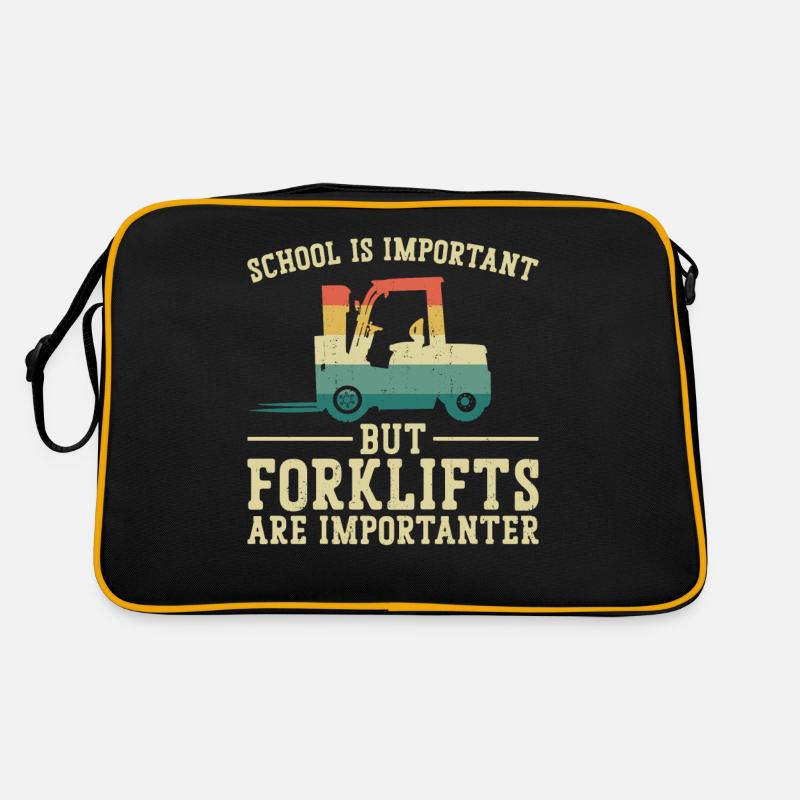 Opérateur de chariot élévateur certifié Sac Retro