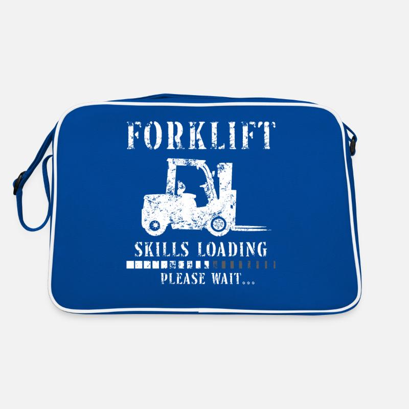 Certified Forklift Truck Operator Retro Tasche