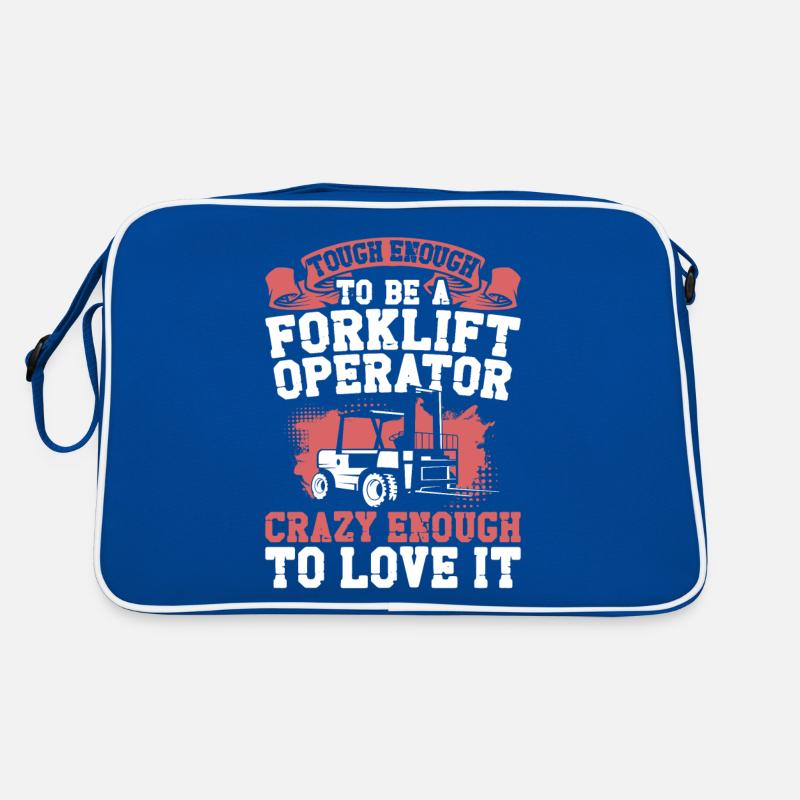 Certified Forklift Truck Operator Retro Tasche