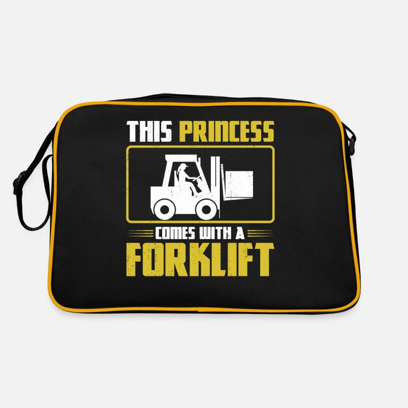 Certified Forklift Truck Operator Retro Tasche