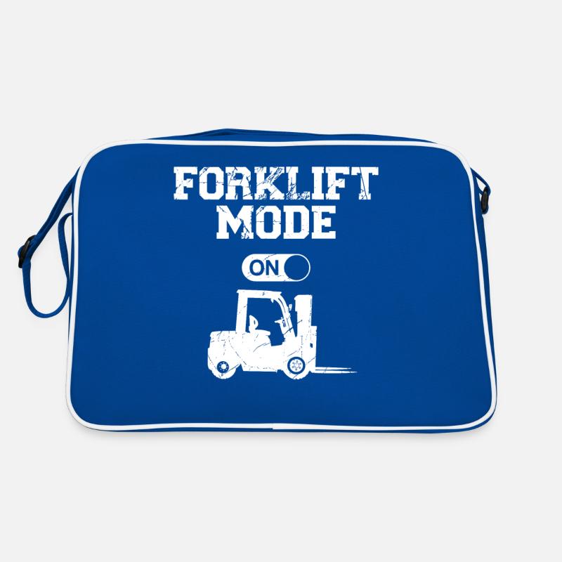 Certified Forklift Truck Operator Retro Tasche