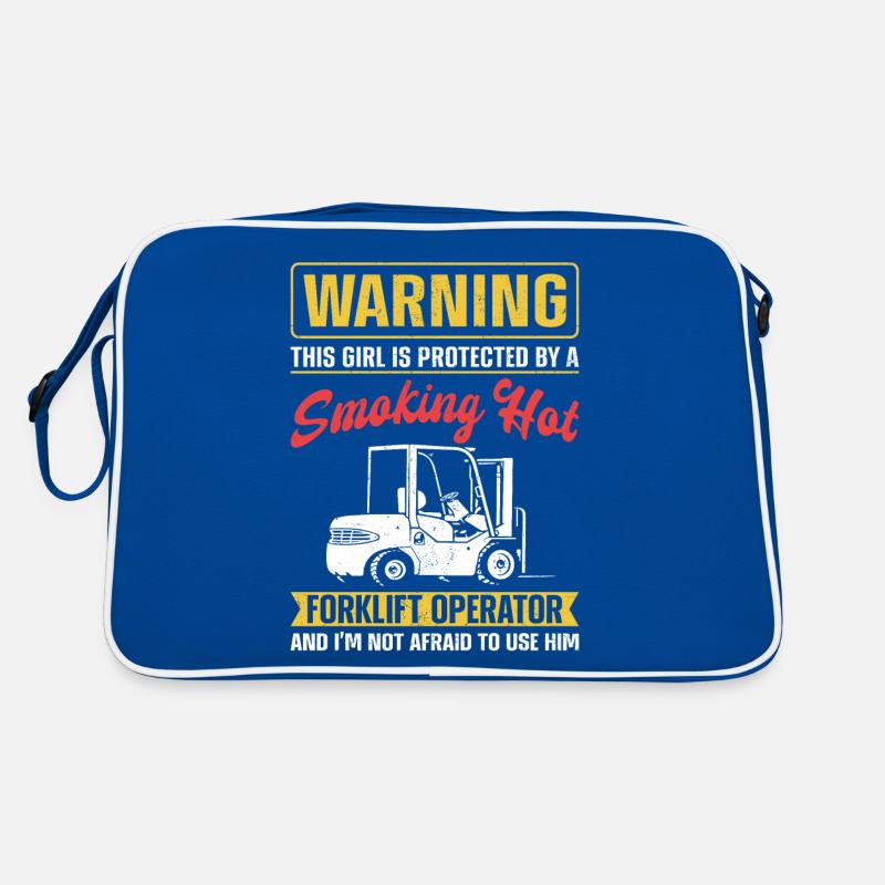 Certified Forklift Truck Operator Retro Tasche