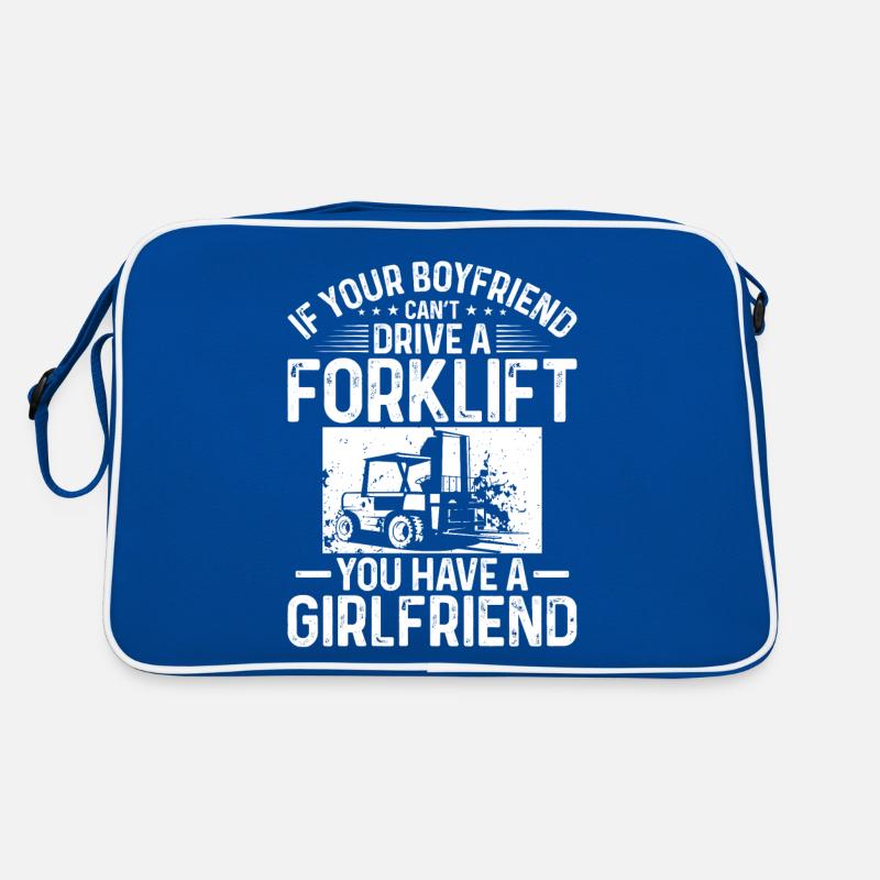 Certified Forklift Truck Operator Retro Tasche