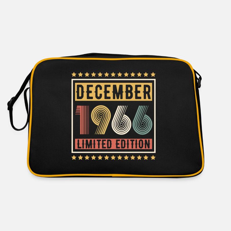 Vintage December 1966 Limited Edition Birthday Retro Bag