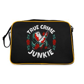 True Crime Junkie - Retro Bag - black/gold - Back