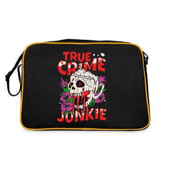 True Crime Junkie - Retro Bag - black/gold - Back