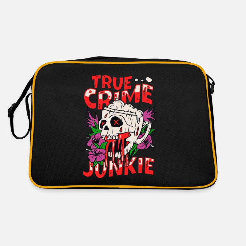 True Crime Junkie Retro Tasche