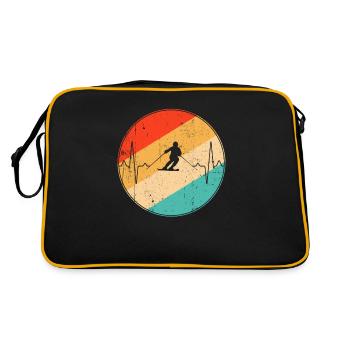 Ski Rétro Heartbeat - Sac Retro - noir/or - Dos
