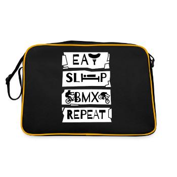 BMX Cycliste BMX Vélo BMX Rampe BMX BMX Vélo - Sac Retro - noir/or - Dos
