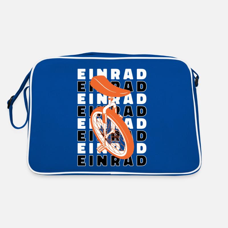 Einrad Einradfahrer Einradfahrrad Einrad Retro Tasche