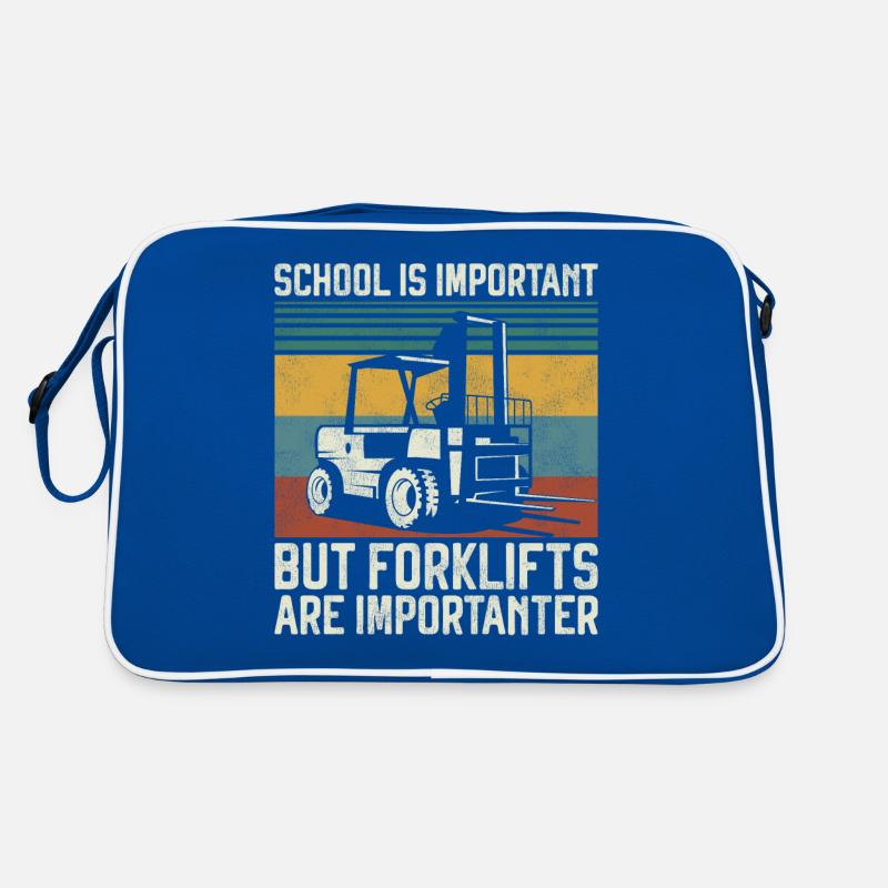 Certified Forklift Truck Operator Retro Tasche