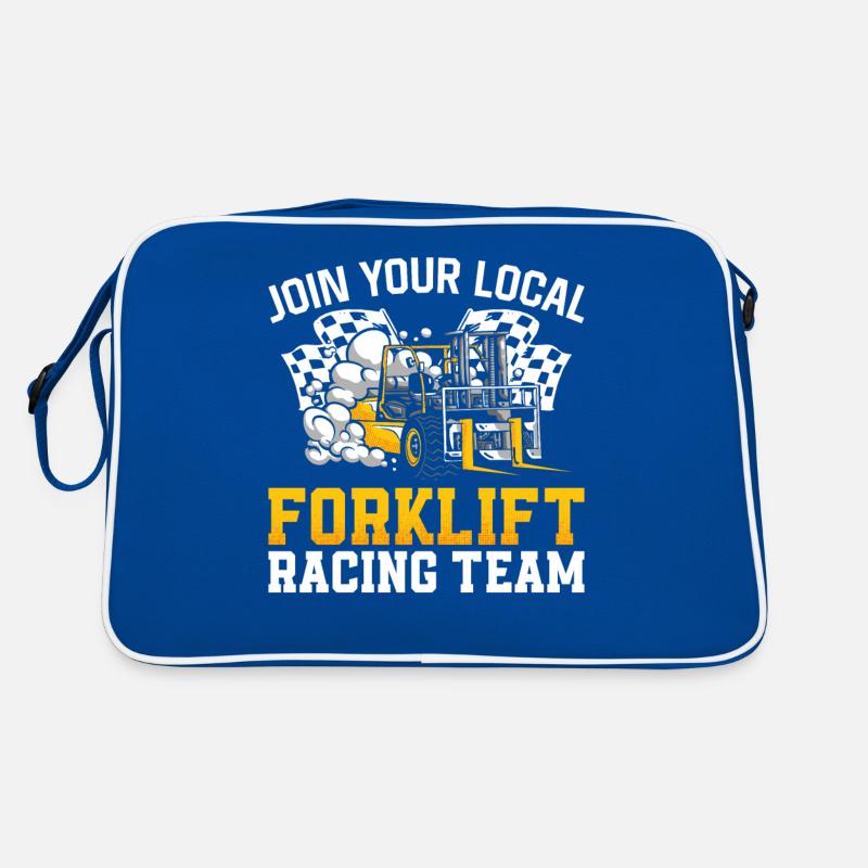 Certified Forklift Truck Operator Retro Tasche