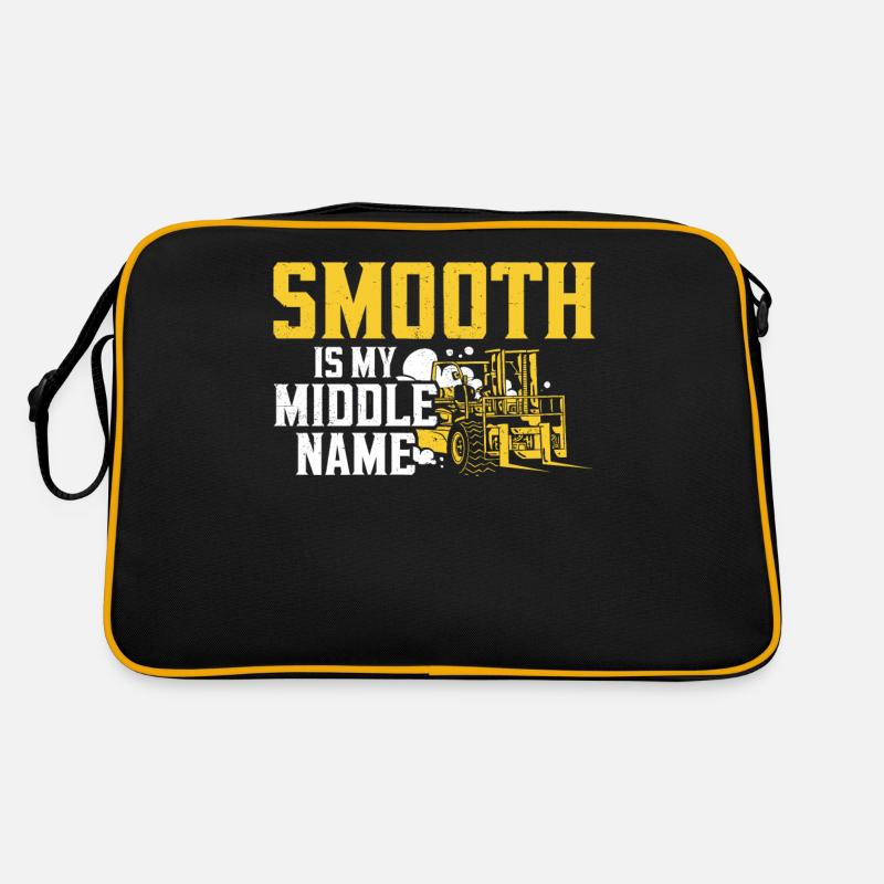 Certified Forklift Truck Operator Retro Tasche