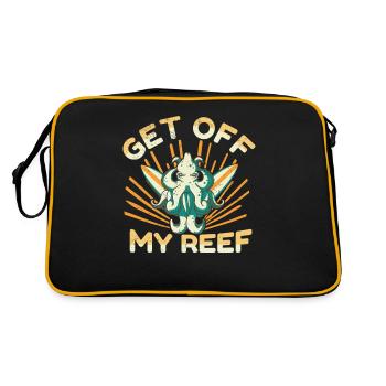 Poulpe Poulpe Tentacule de mer Poulpe Poulpe Poulpe Poulpe - Sac Retro - noir/or - Dos