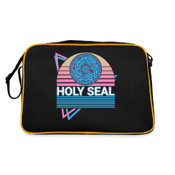 Saint Sceau Archange Retro - Sac Retro - noir/or - Dos