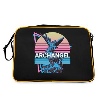 Archange Michel Saint Michel Rétro - Sac Retro - noir/or - Dos