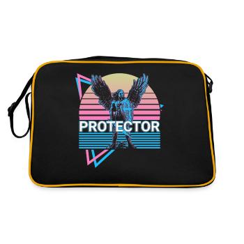 Protector Archangel Michael Retro - Retro Bag - black/gold - Back
