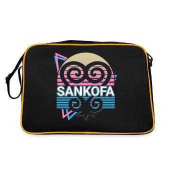 Sankofa Apprendre de l’Afrique de l’Ouest passée Annonce - Sac Retro - noir/or - Dos