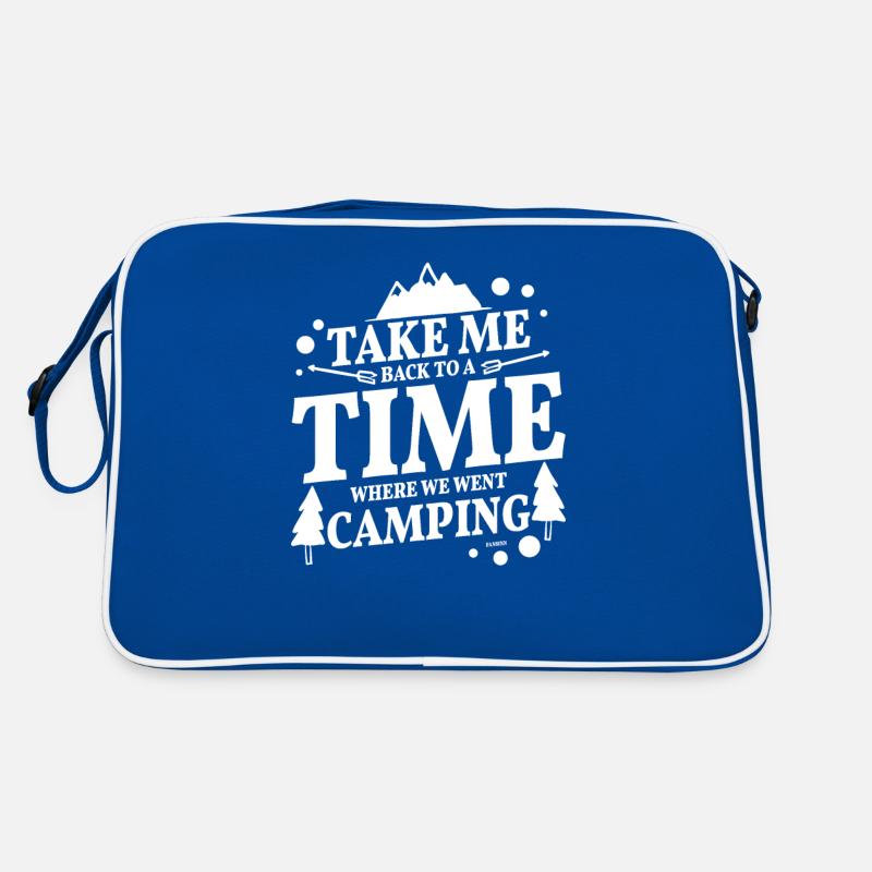 Slogan de camping cool Sac Retro