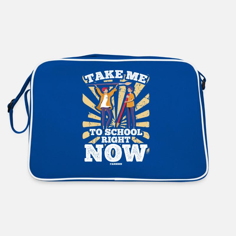Kindergarten Schule Lehrer Spruch Retro Tasche