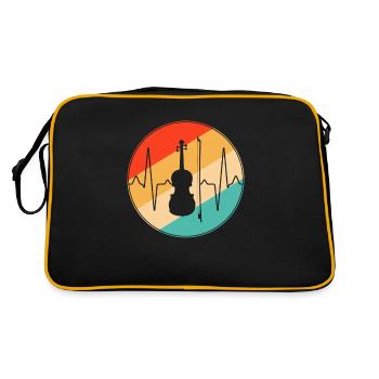 Violon Retro Heartbeat - Sac Retro - noir/or - Dos