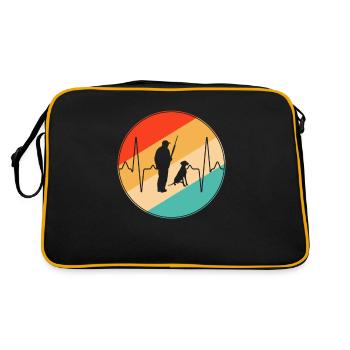 Chasse Retro Heartbeat - Sac Retro - noir/or - Dos