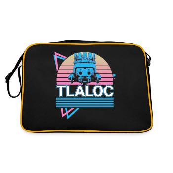 Tlaloc Aztec God of Rain Retro - Retro Bag - black/gold - Back