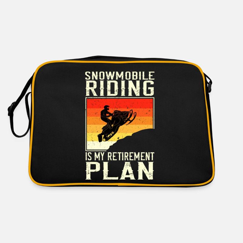 La motoneige est mon plan de retraite Sac Retro