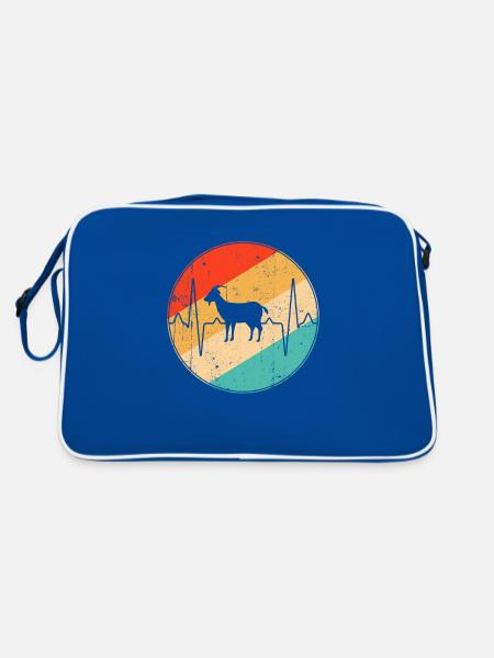 Goat Retro Heartbeat - Sac Retro - bleu/blanc - Dos