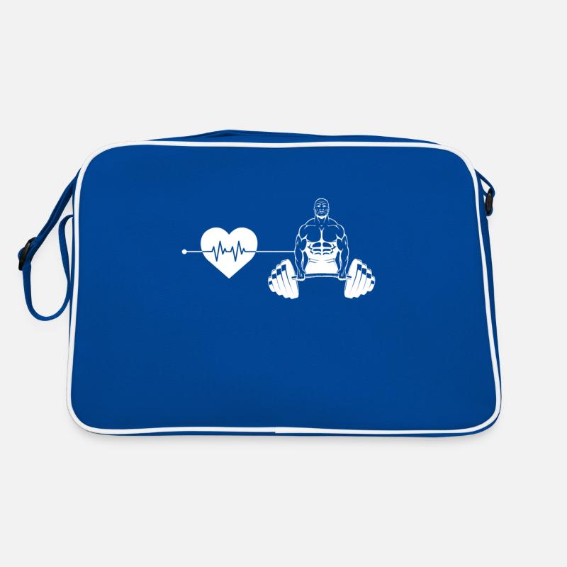 Rythme cardiaque de musculation Sac Retro