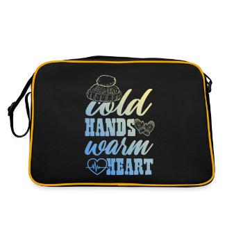 Frost winter - Retro Bag - black/gold - Back